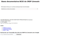 Tablet Screenshot of bcdi.crdp-limousin.fr